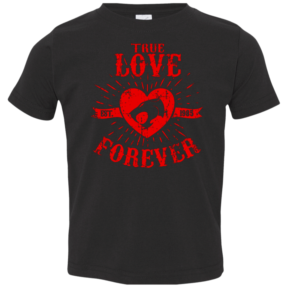 T-Shirts Black / 2T True Love Forever Thunder Toddler Premium T-Shirt