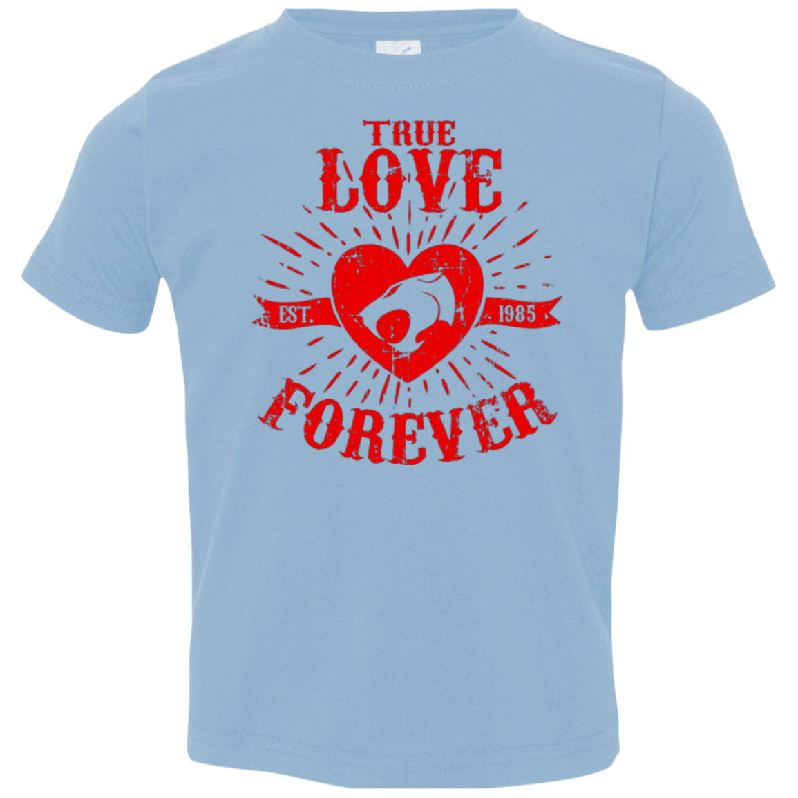 T-Shirts Light Blue / 2T True Love Forever Thunder Toddler Premium T-Shirt