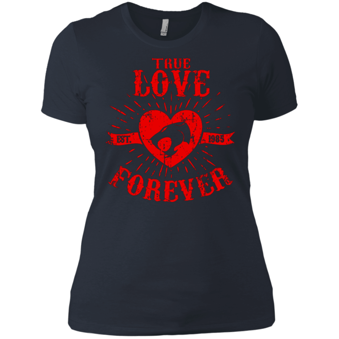 T-Shirts Indigo / X-Small True Love Forever Thunder Women's Premium T-Shirt