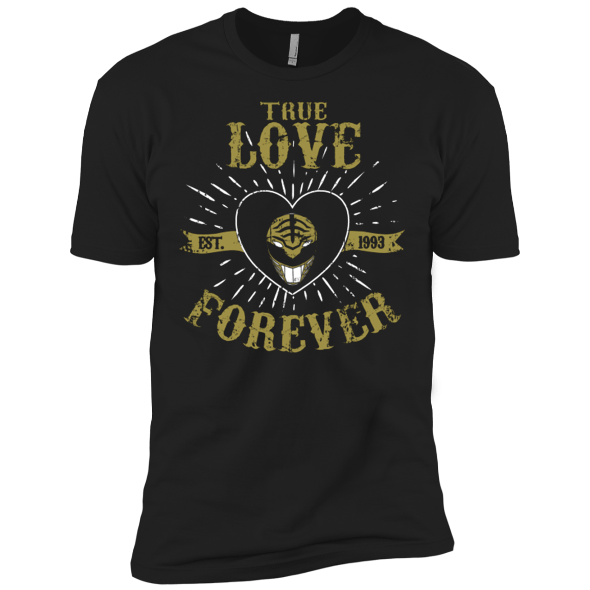 T-Shirts Black / X-Small True Love Forever White Men's Premium T-Shirt