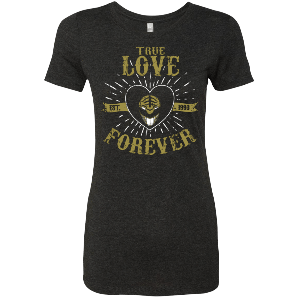 T-Shirts Vintage Black / Small True Love Forever White Women's Triblend T-Shirt