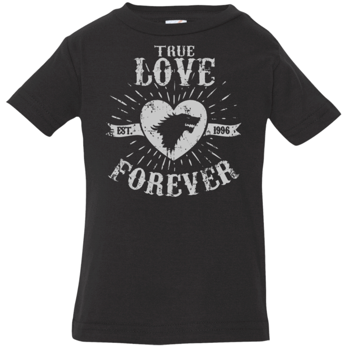 T-Shirts Black / 6 Months True Love Forever Wolf Infant Premium T-Shirt