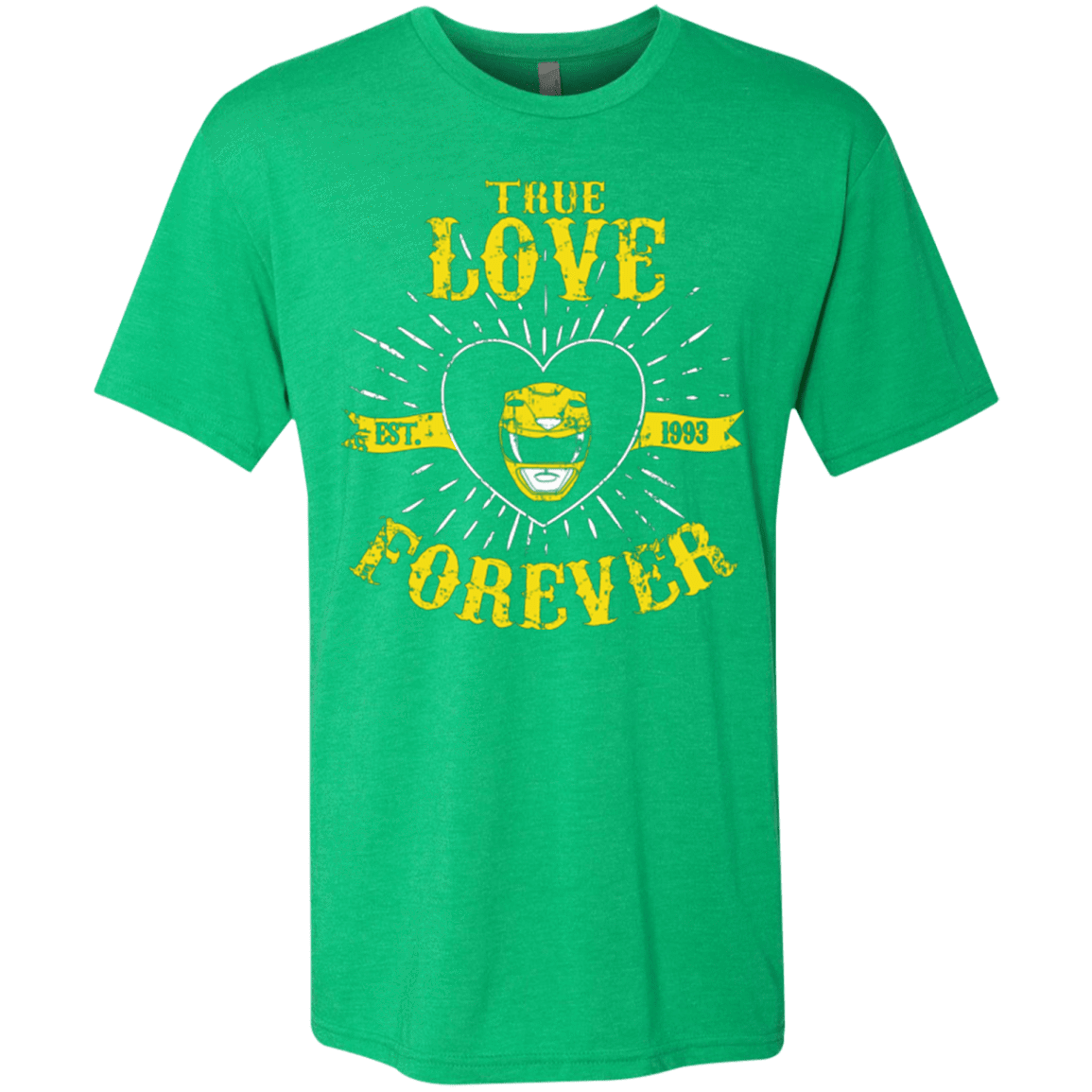 T-Shirts Envy / Small True Love Forever Yellow Men's Triblend T-Shirt
