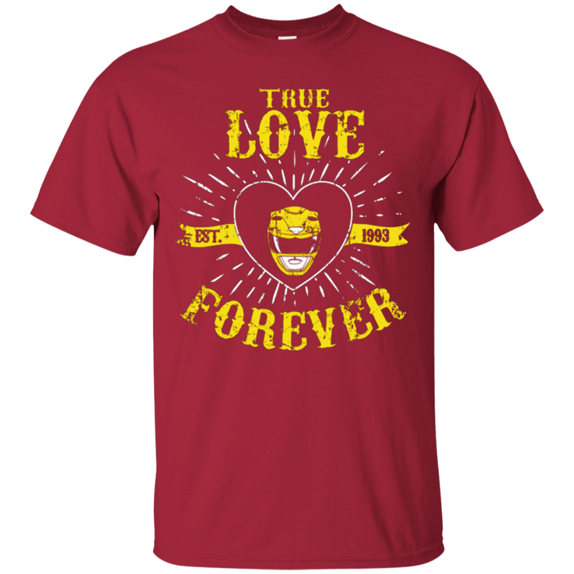 T-Shirts Cardinal / Small True Love Forever Yellow T-Shirt