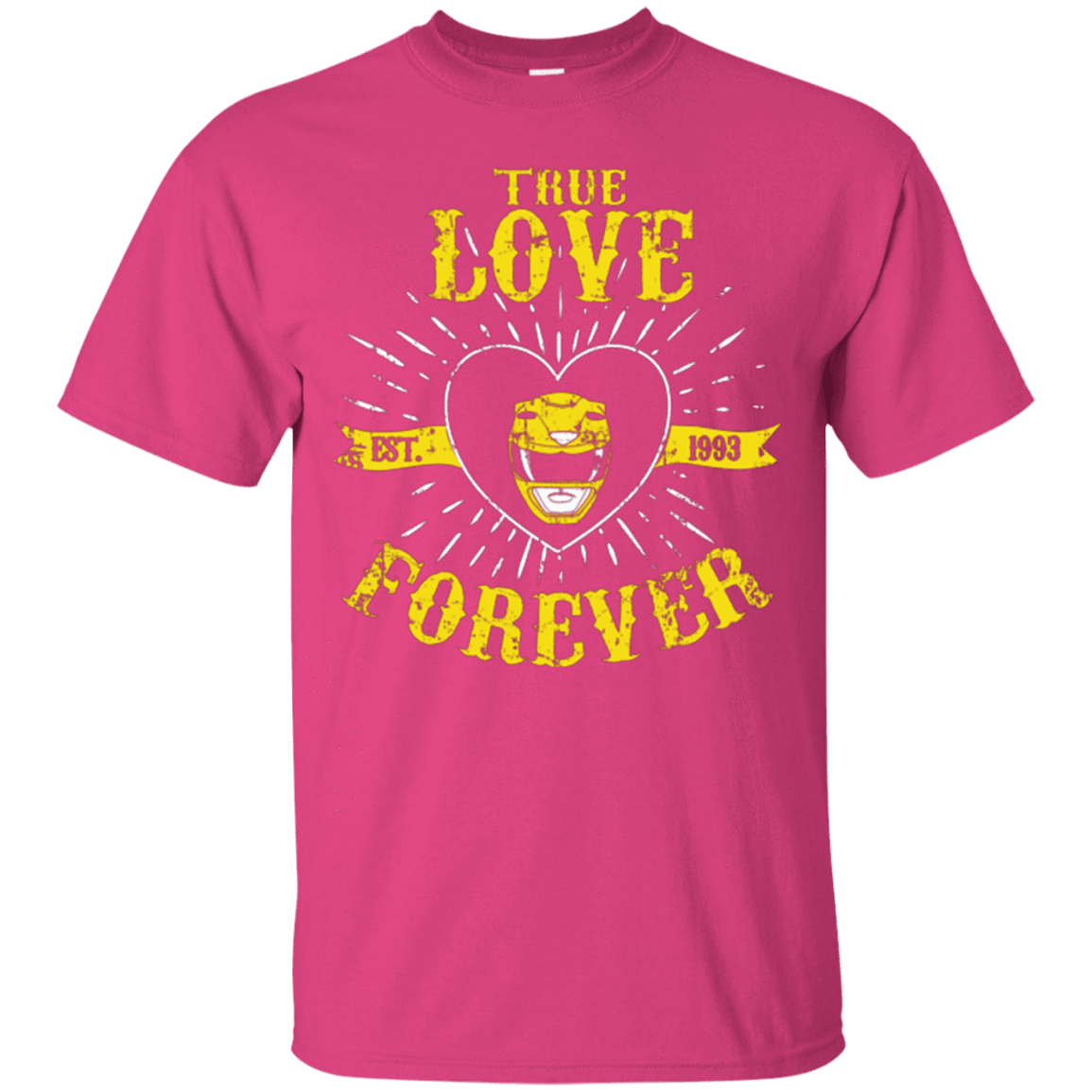 T-Shirts Heliconia / Small True Love Forever Yellow T-Shirt