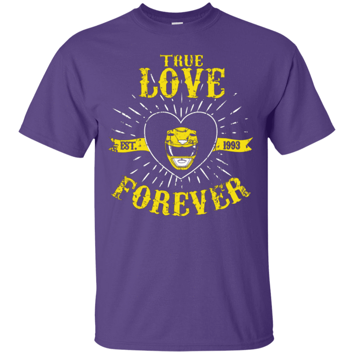 T-Shirts Purple / Small True Love Forever Yellow T-Shirt