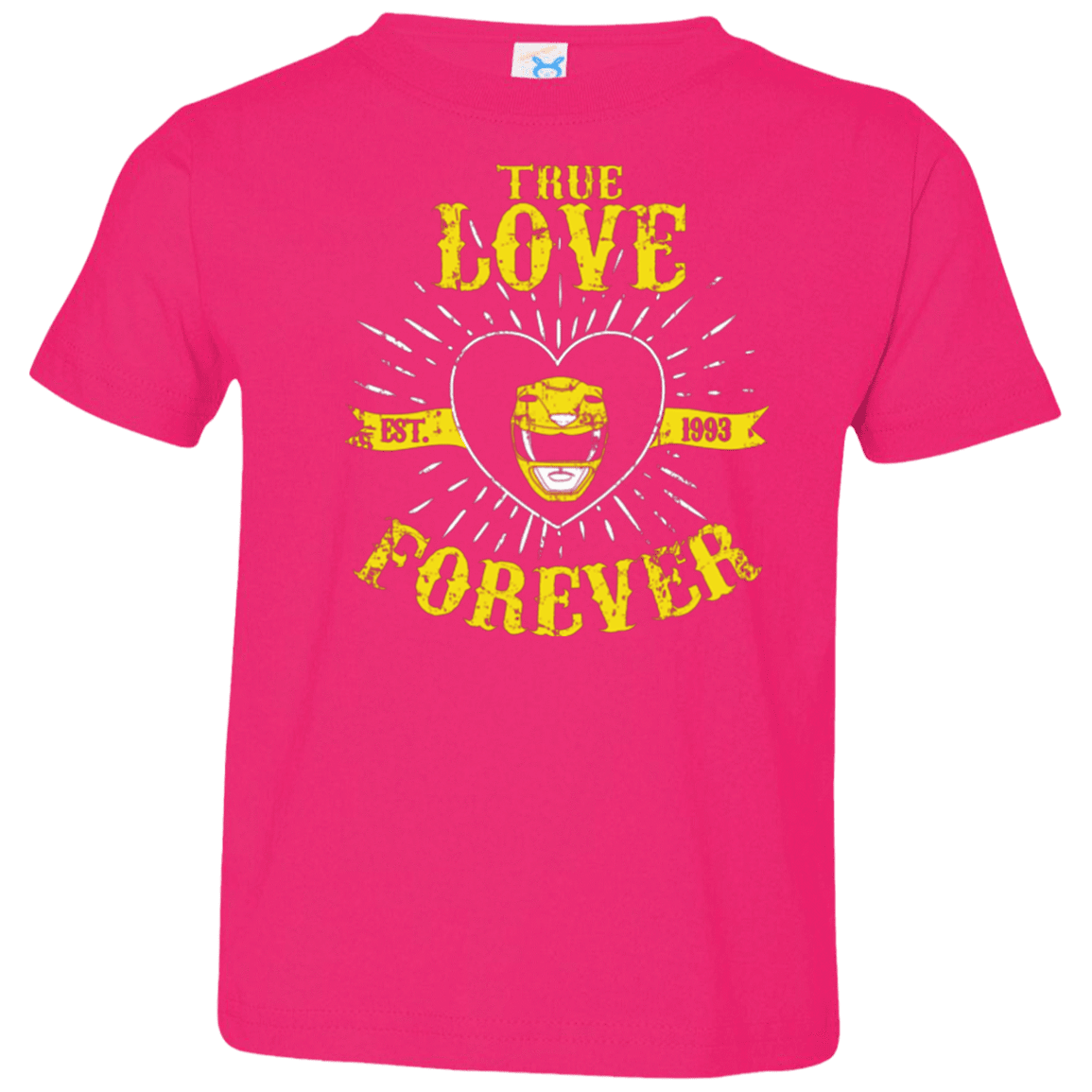 T-Shirts Hot Pink / 2T True Love Forever Yellow Toddler Premium T-Shirt