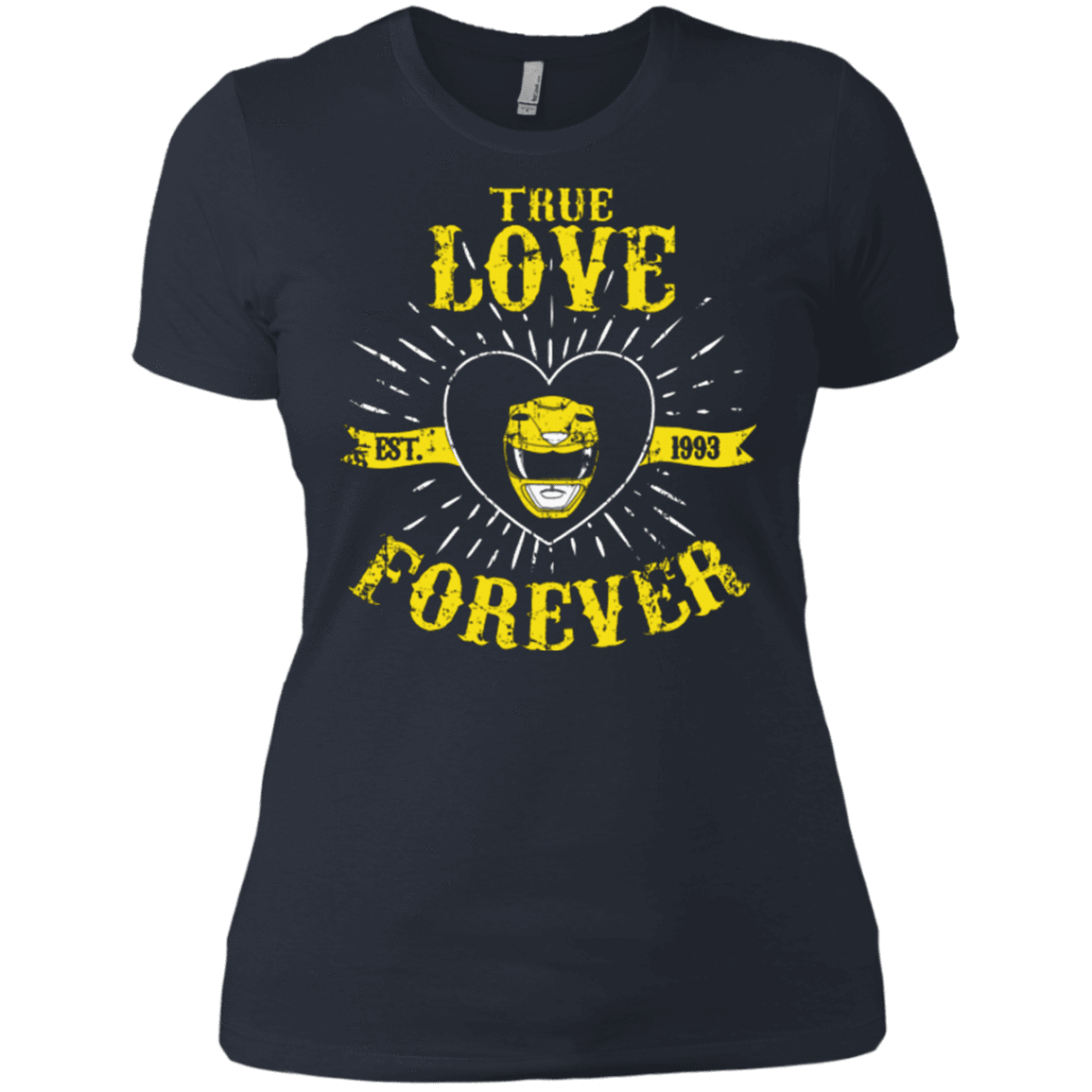 T-Shirts Indigo / X-Small True Love Forever Yellow Women's Premium T-Shirt