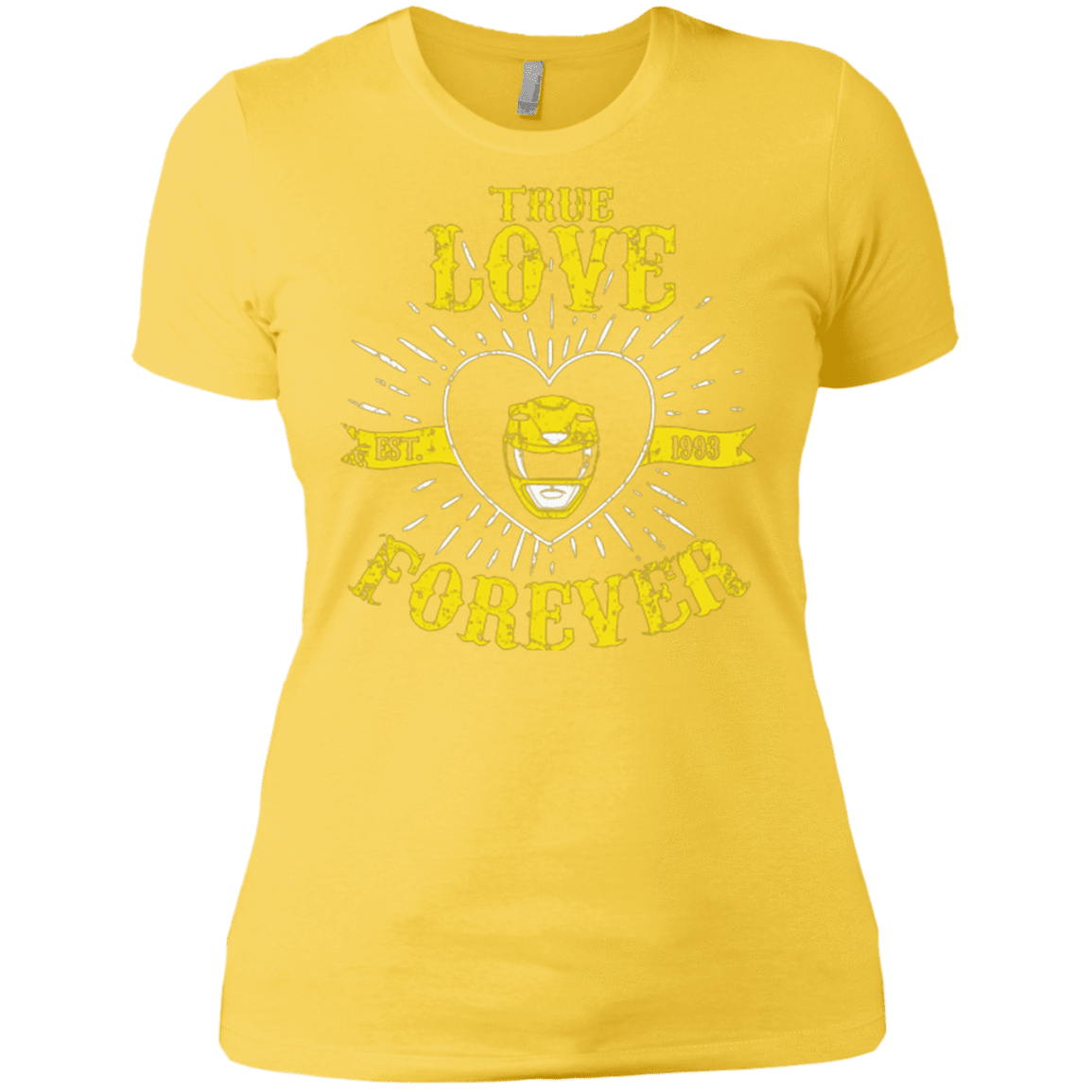 T-Shirts Vibrant Yellow / X-Small True Love Forever Yellow Women's Premium T-Shirt