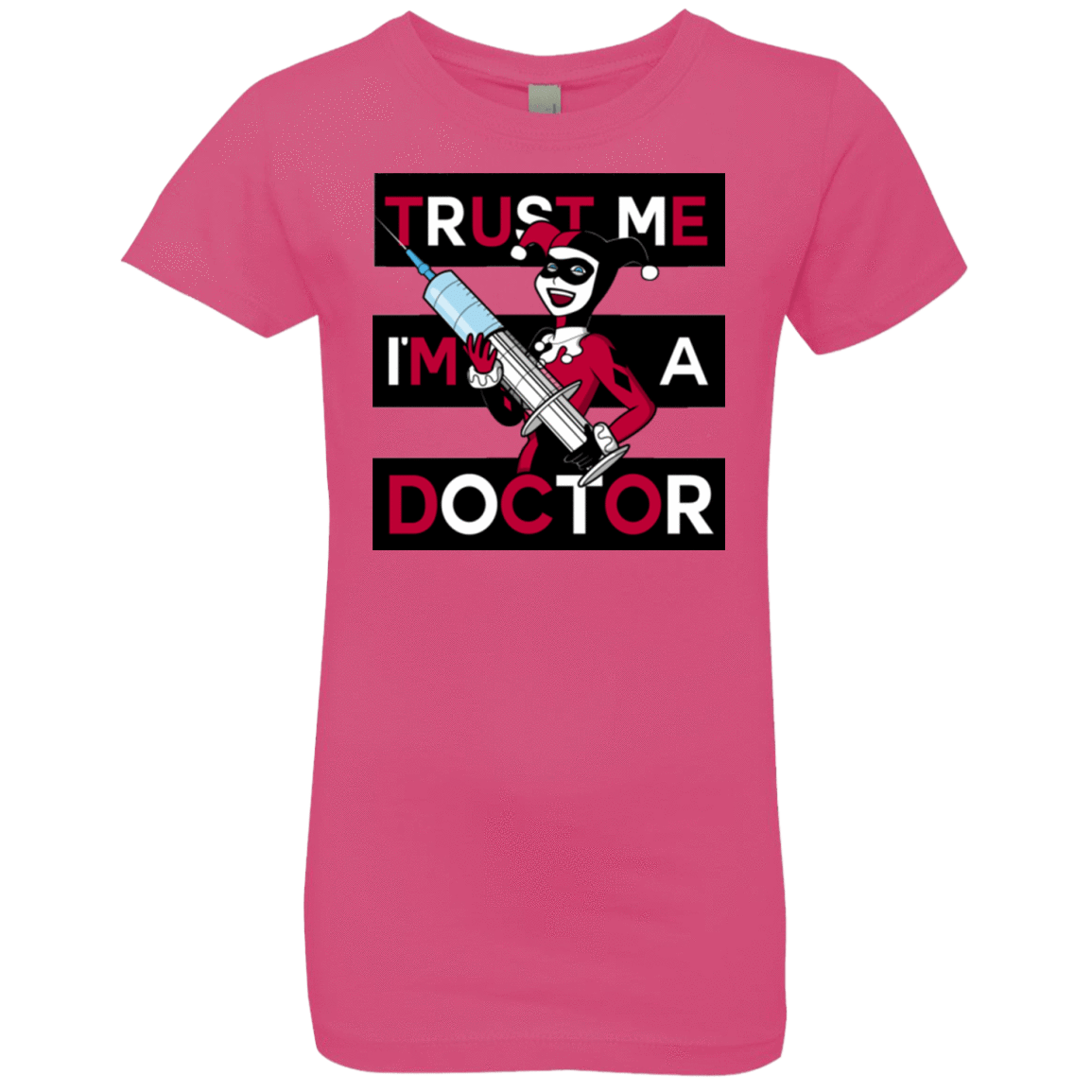 T-Shirts Hot Pink / YXS Trust me! Girls Premium T-Shirt