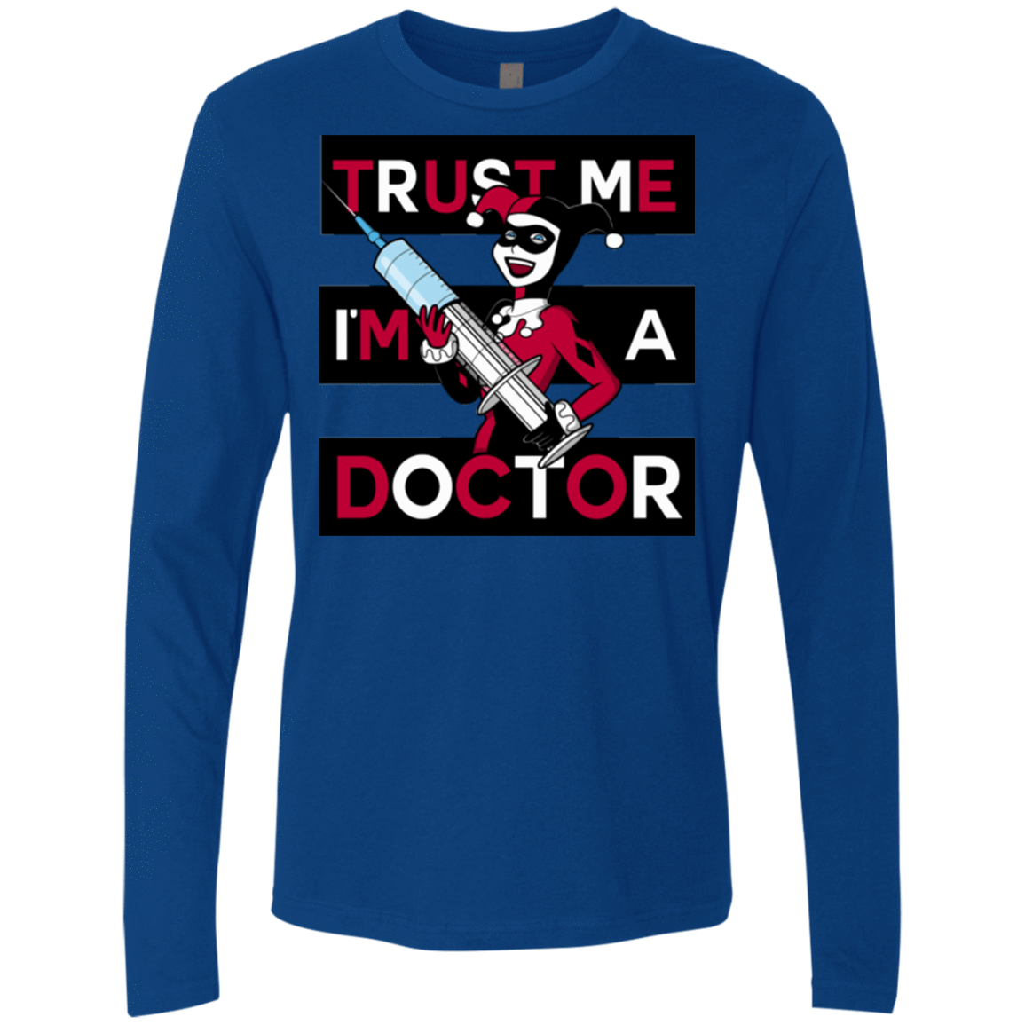 T-Shirts Royal / Small Trust me! Men's Premium Long Sleeve
