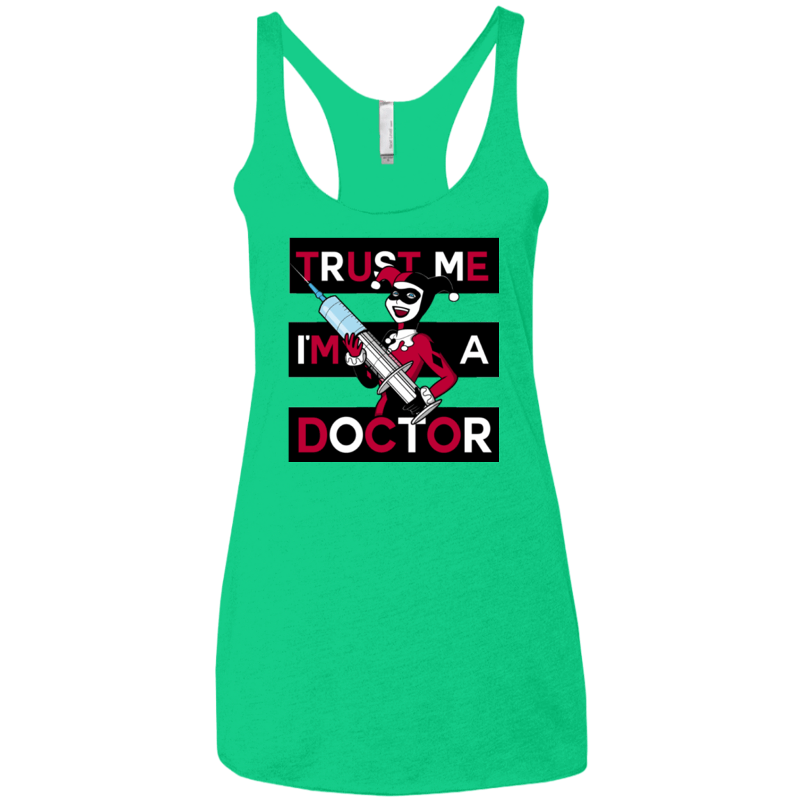 T-Shirts Envy / X-Small Trust me! Women's Triblend Racerback Tank