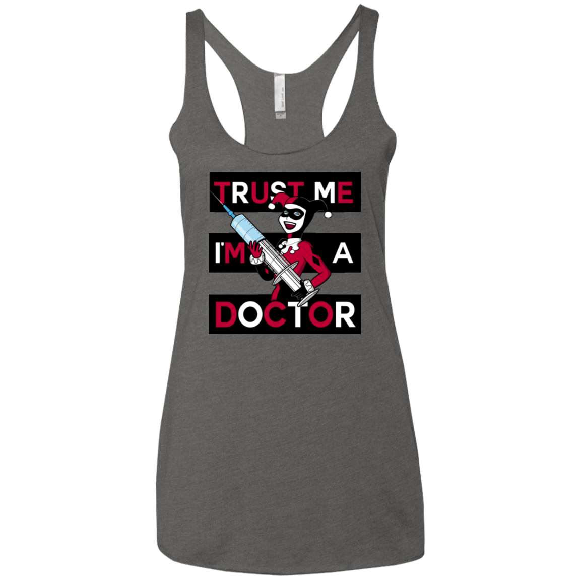 T-Shirts Premium Heather / X-Small Trust me! Women's Triblend Racerback Tank