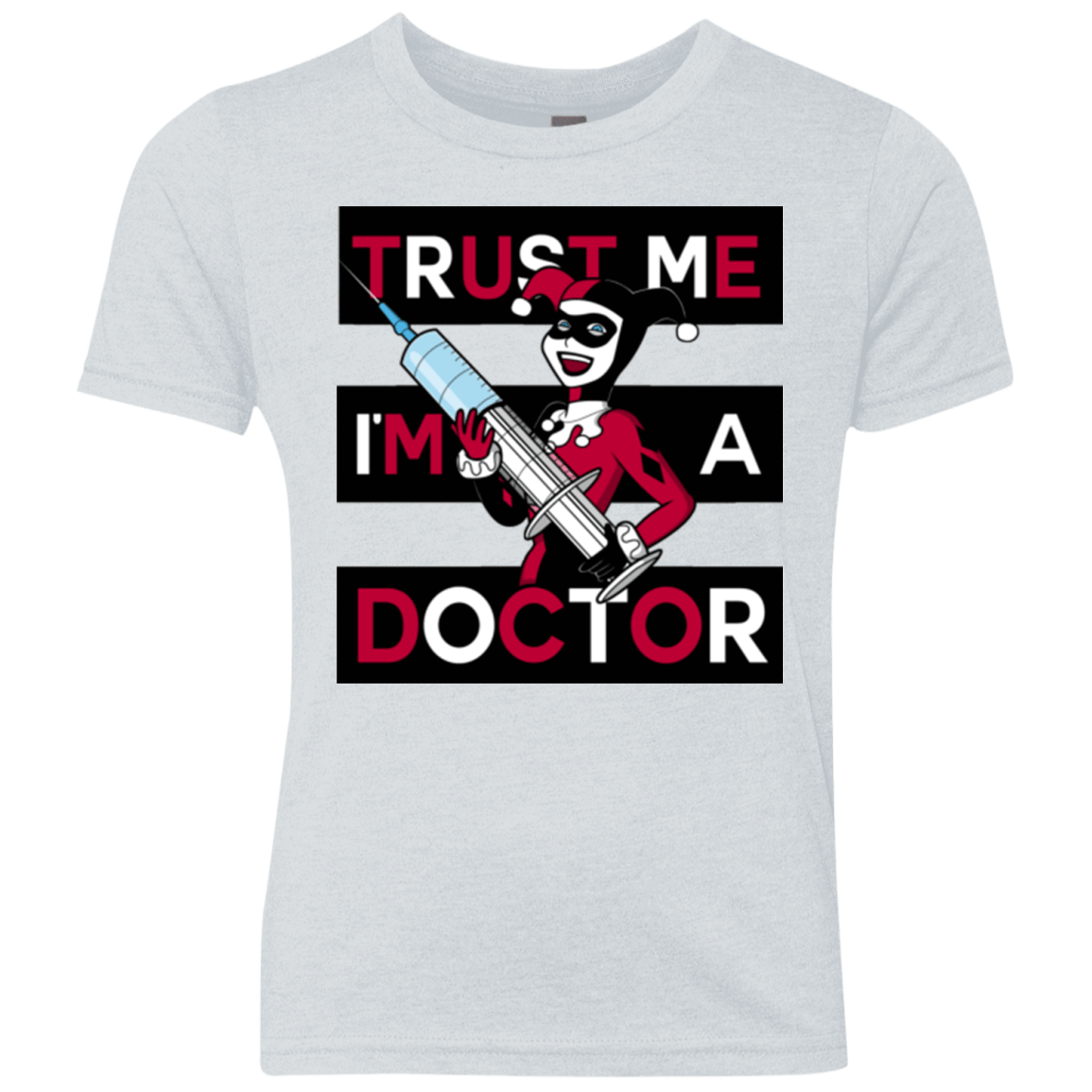 T-Shirts Heather White / YXS Trust me! Youth Triblend T-Shirt