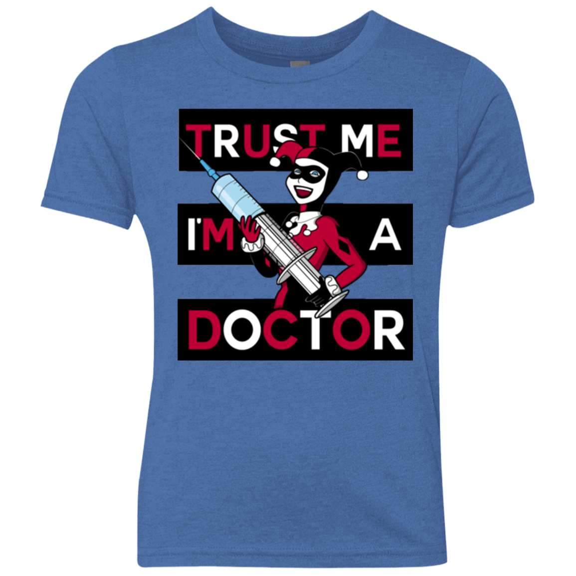 T-Shirts Vintage Royal / YXS Trust me! Youth Triblend T-Shirt