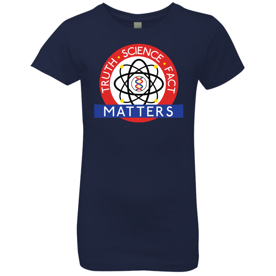 T-Shirts Midnight Navy / YXS Truth Science Fact Girls Premium T-Shirt