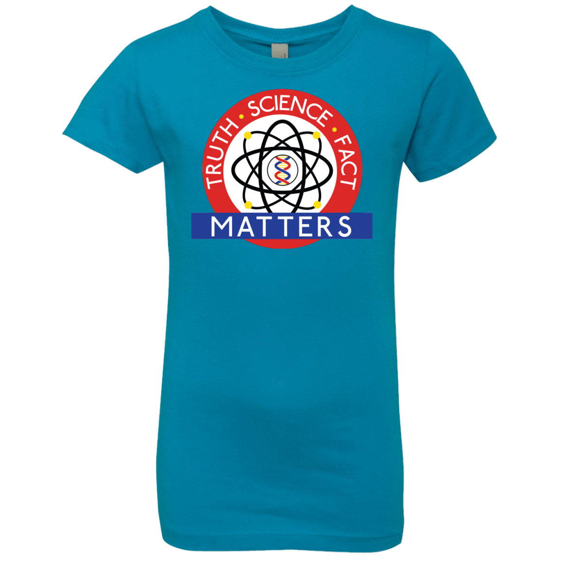 T-Shirts Turquoise / YXS Truth Science Fact Girls Premium T-Shirt