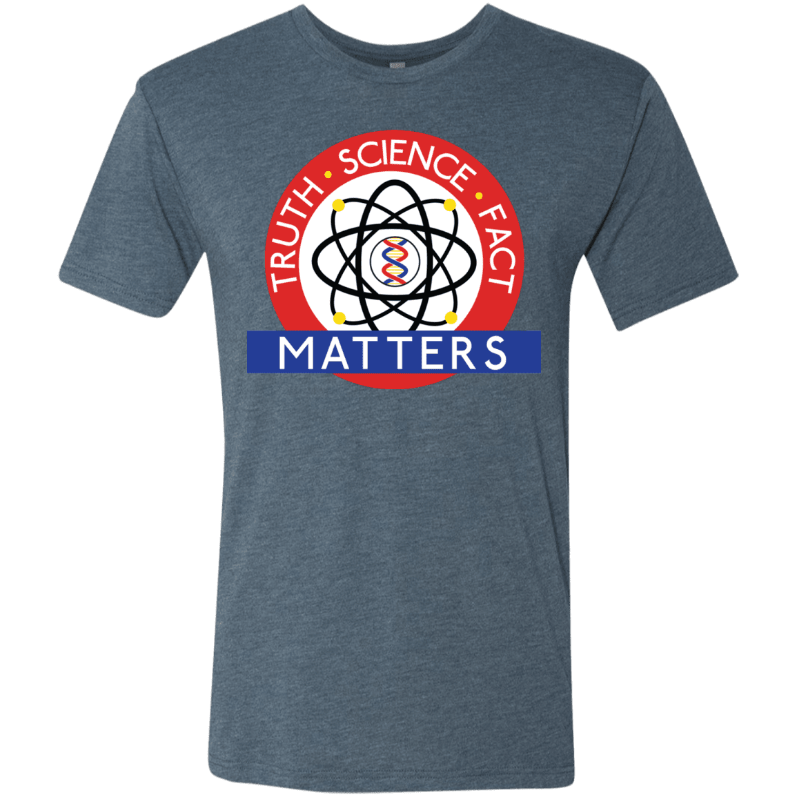 T-Shirts Indigo / S Truth Science Fact Men's Triblend T-Shirt
