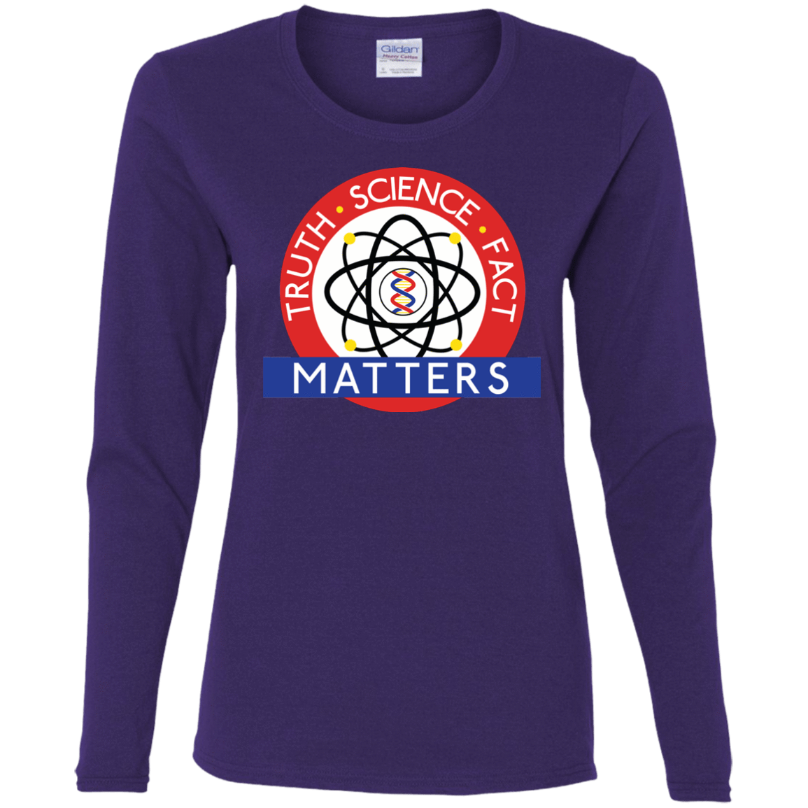 T-Shirts Purple / S Truth Science Fact Women's Long Sleeve T-Shirt