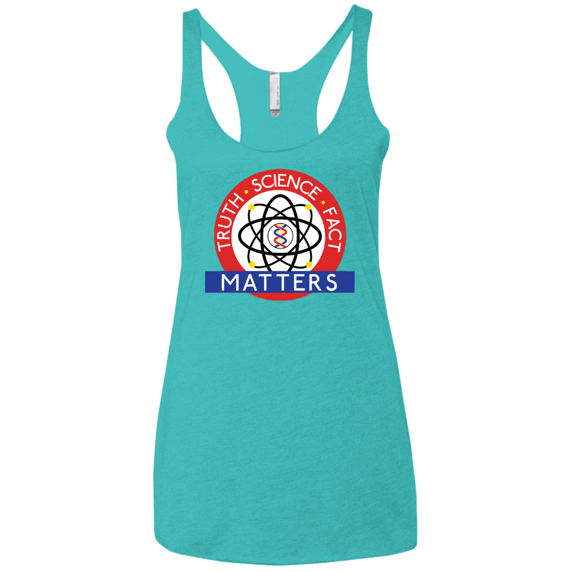 Truth Science Fact Women's Triblend Racerback Tank