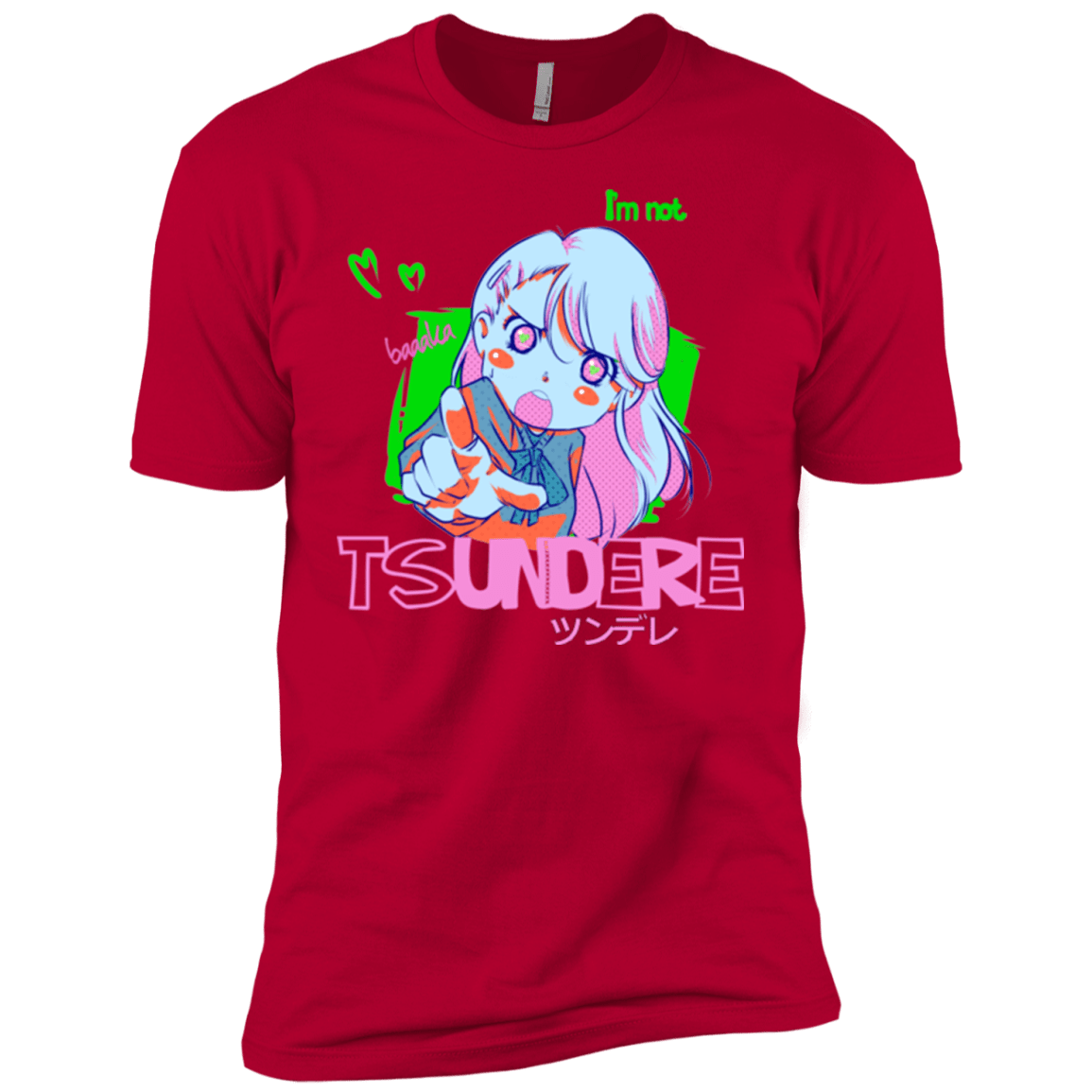 T-Shirts Red / YXS Tsundere Boys Premium T-Shirt