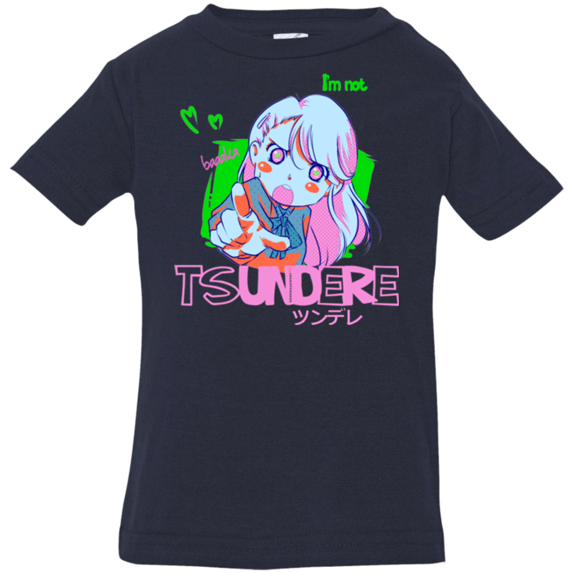 T-Shirts Navy / 6 Months Tsundere Infant Premium T-Shirt