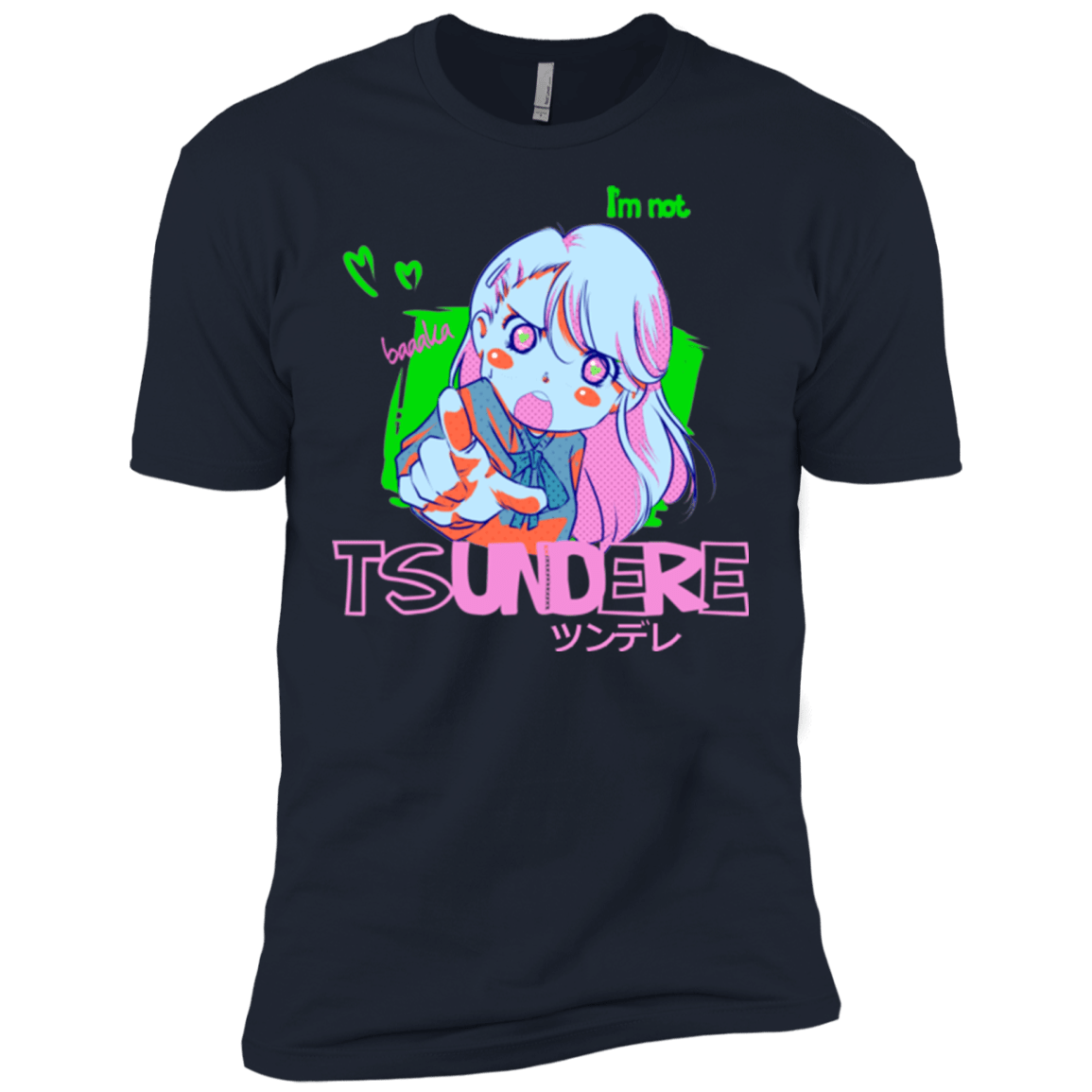 T-Shirts Midnight Navy / X-Small Tsundere Men's Premium T-Shirt