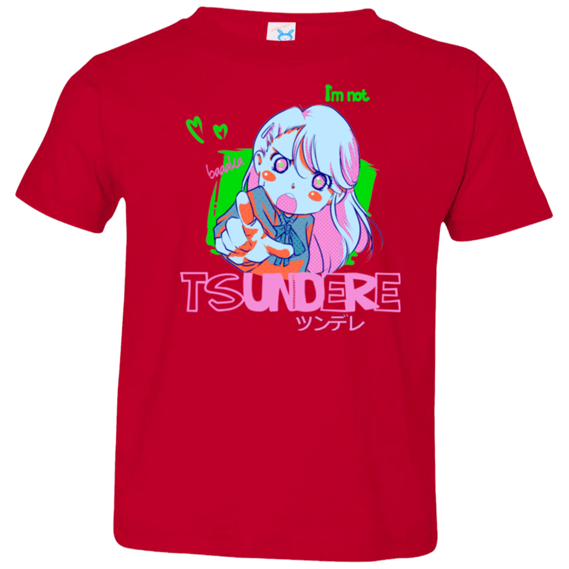 T-Shirts Red / 2T Tsundere Toddler Premium T-Shirt