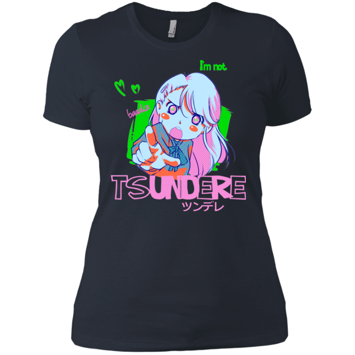 T-Shirts Indigo / X-Small Tsundere Women's Premium T-Shirt