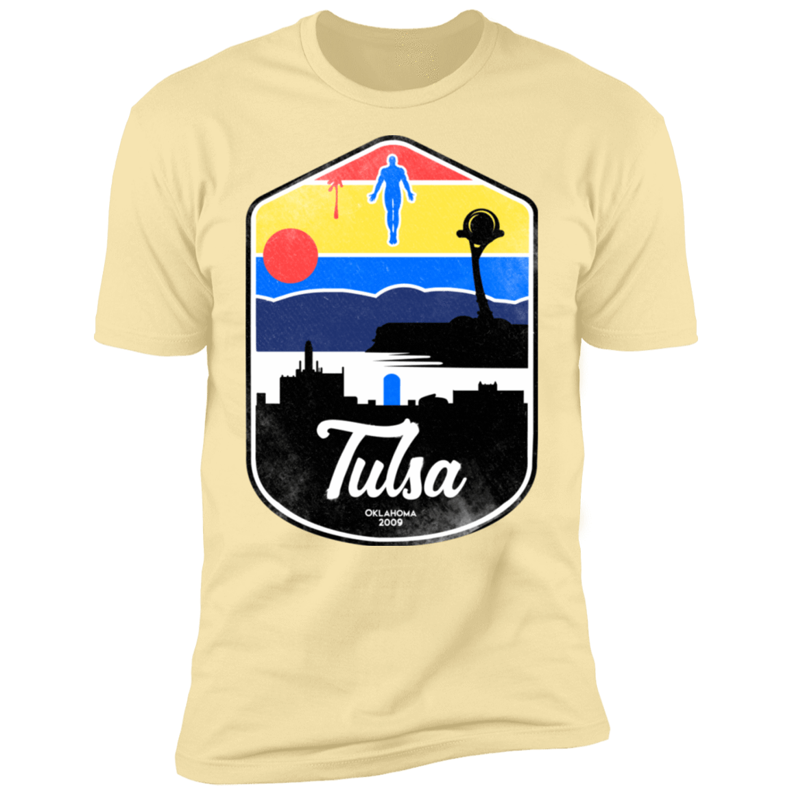 T-Shirts Banana Cream / S Tulsa OK Men's Premium T-Shirt