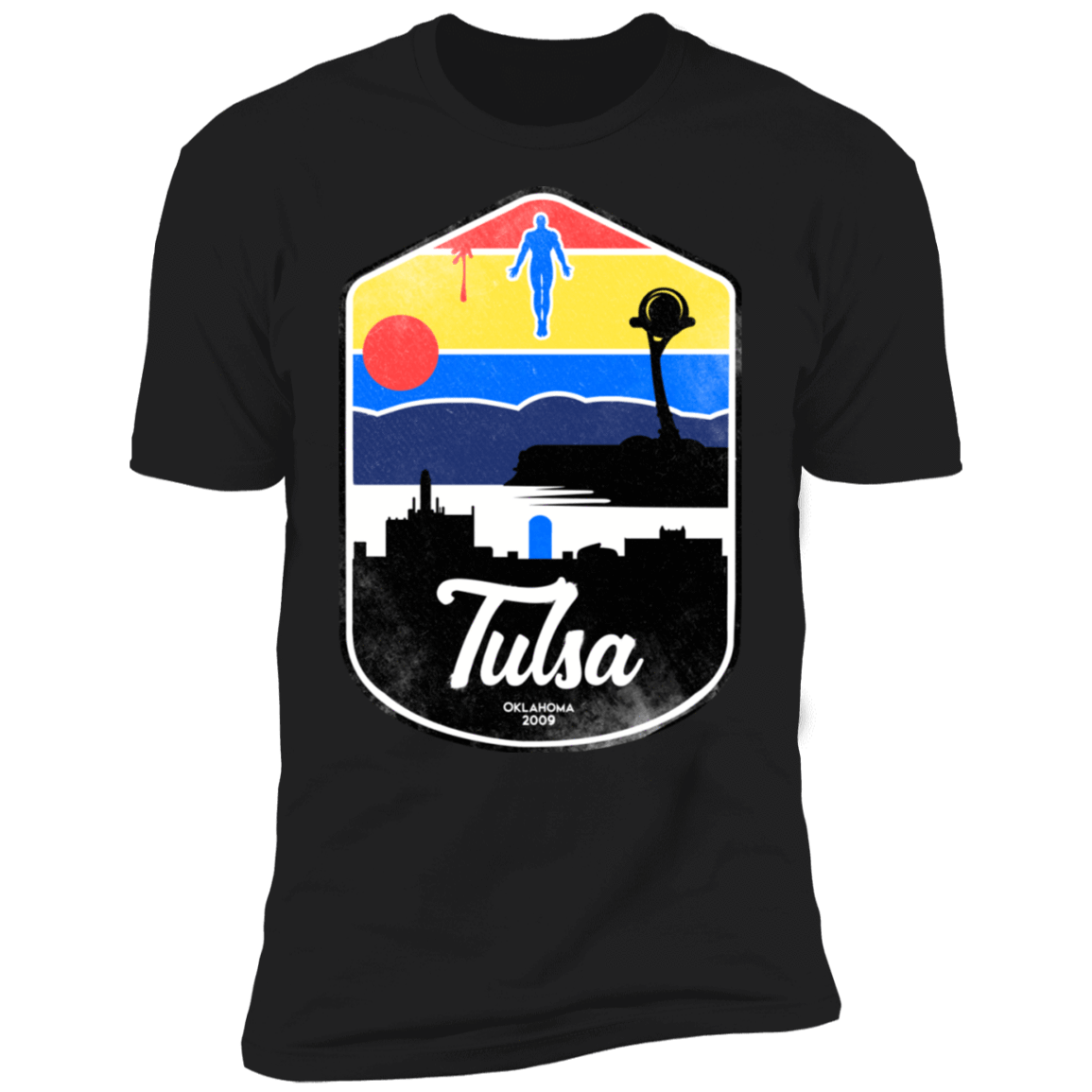 T-Shirts Black / S Tulsa OK Men's Premium T-Shirt