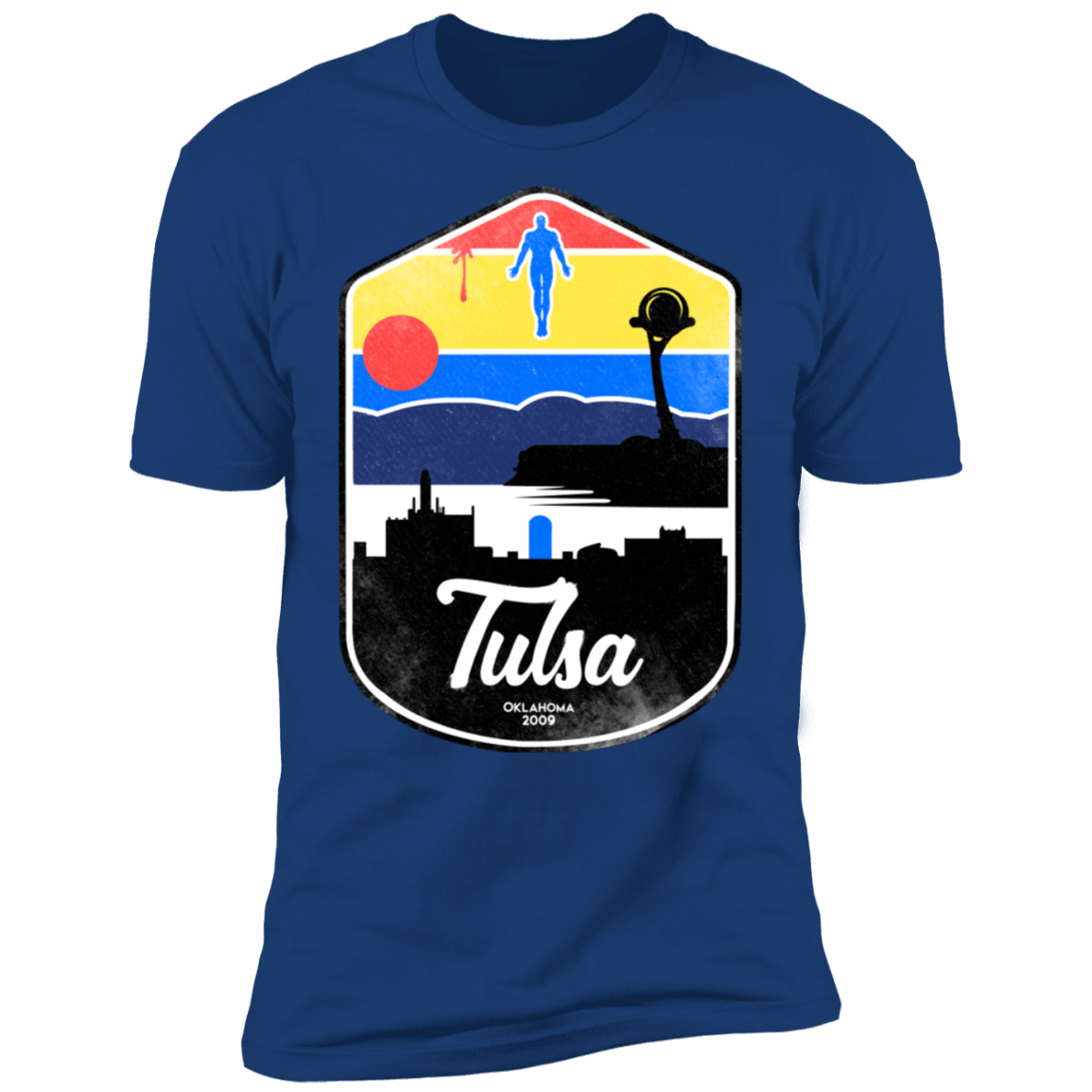 T-Shirts Royal / S Tulsa OK Men's Premium T-Shirt