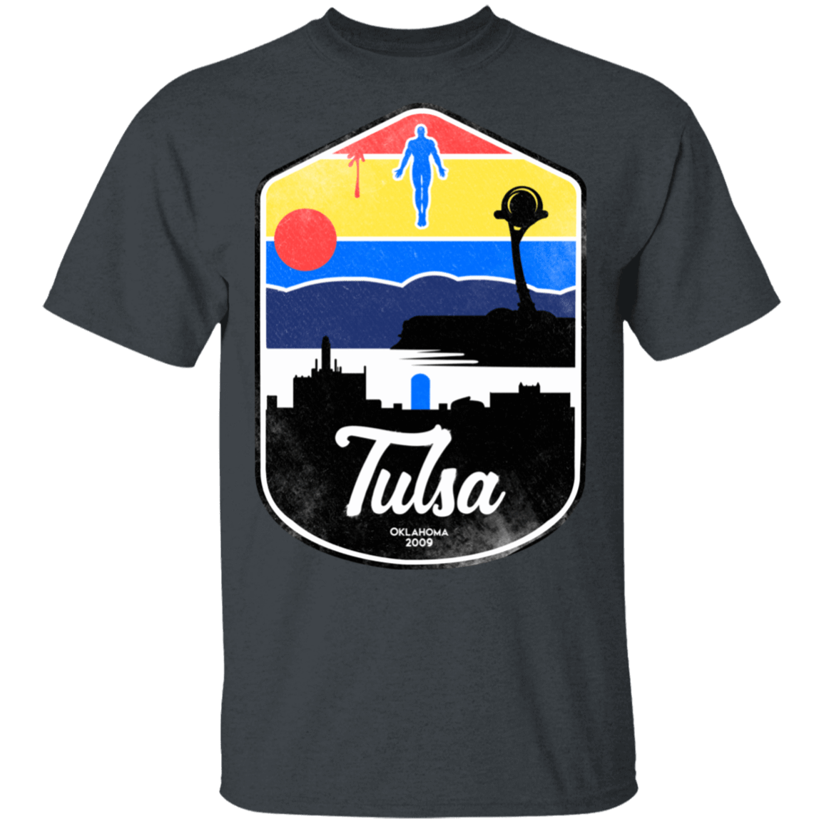 T-Shirts Dark Heather / S Tulsa OK T-Shirt