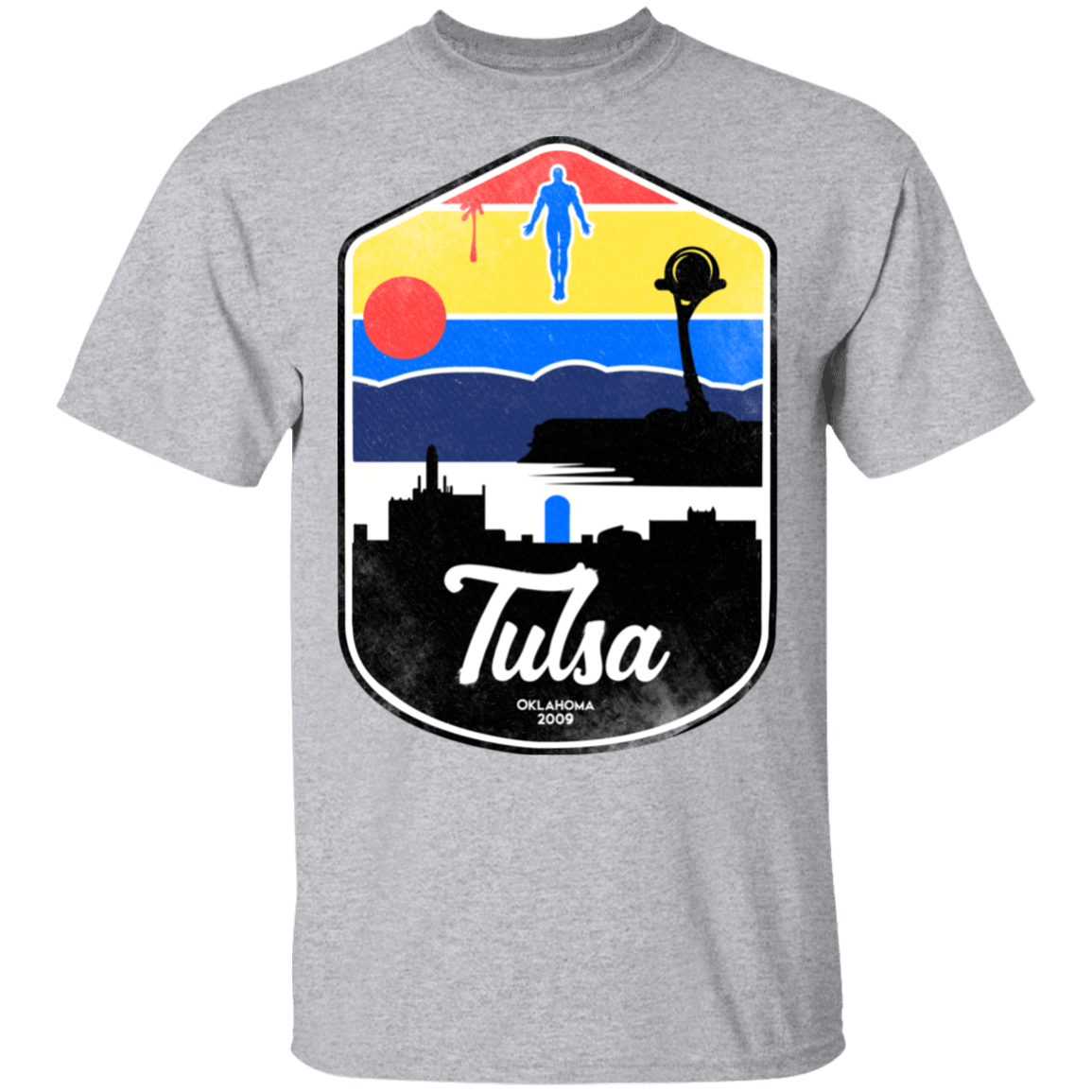 T-Shirts Sport Grey / S Tulsa OK T-Shirt