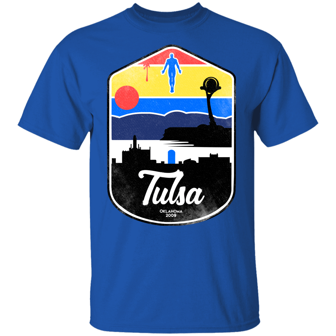 T-Shirts Royal / YXS Tulsa OK Youth T-Shirt
