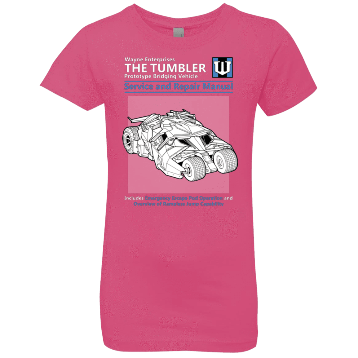 T-Shirts Hot Pink / YXS TUMBLER SERVICE AND REPAIR MANUAL Girls Premium T-Shirt