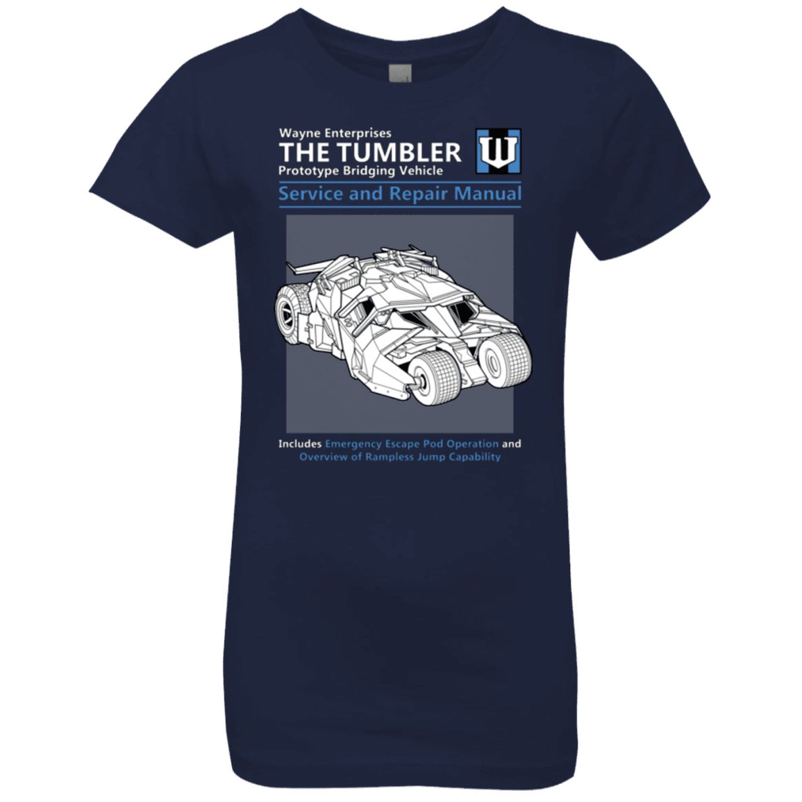 T-Shirts Midnight Navy / YXS TUMBLER SERVICE AND REPAIR MANUAL Girls Premium T-Shirt