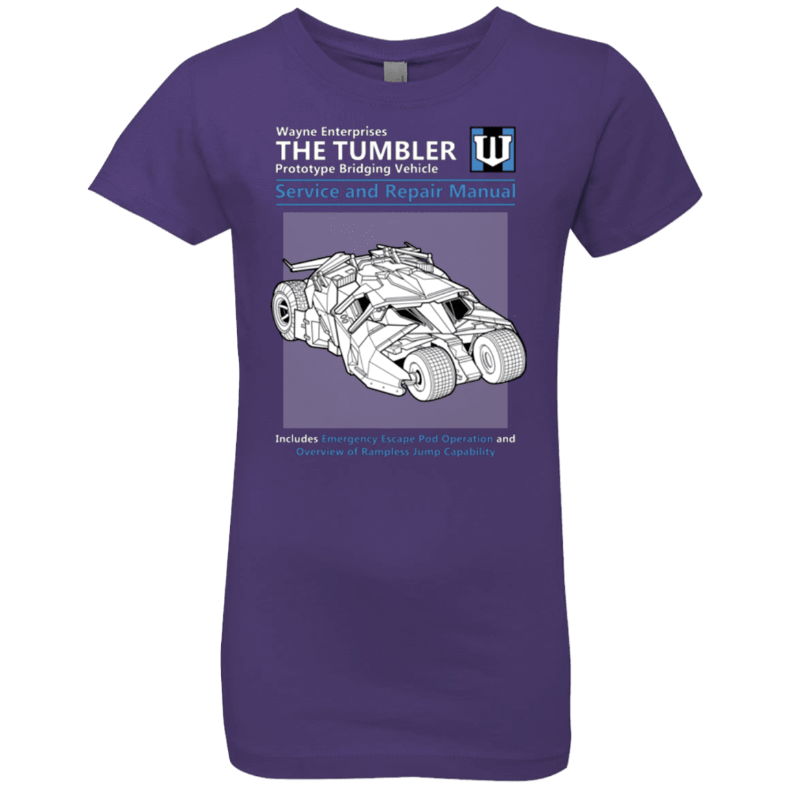 T-Shirts Purple Rush / YXS TUMBLER SERVICE AND REPAIR MANUAL Girls Premium T-Shirt