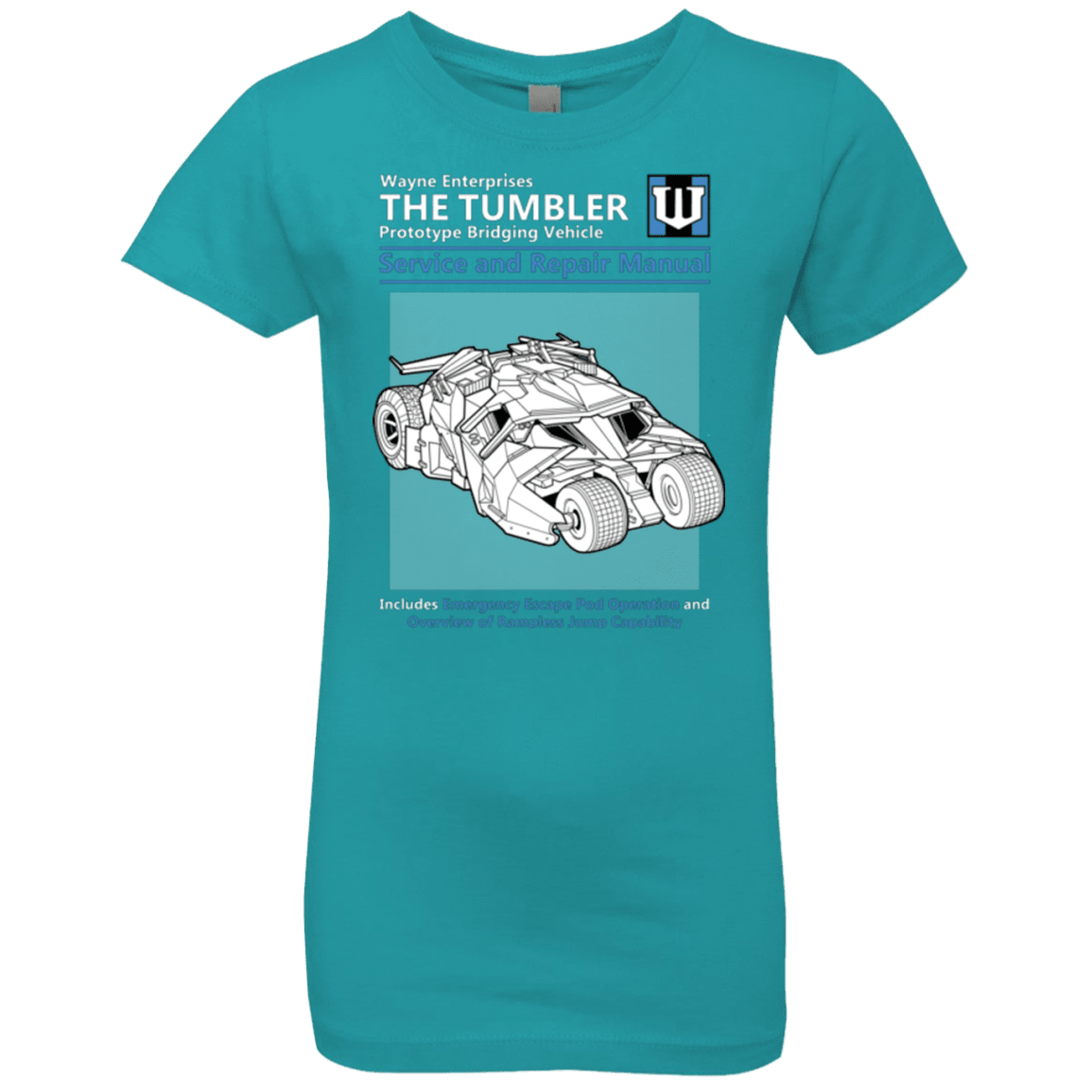 T-Shirts Tahiti Blue / YXS TUMBLER SERVICE AND REPAIR MANUAL Girls Premium T-Shirt