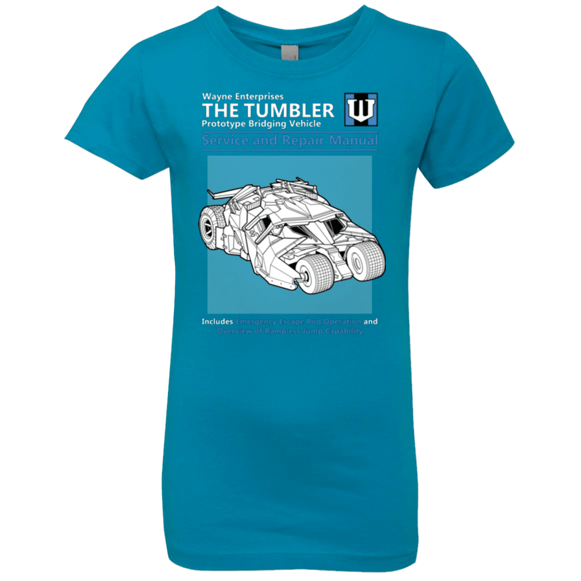 T-Shirts Turquoise / YXS TUMBLER SERVICE AND REPAIR MANUAL Girls Premium T-Shirt