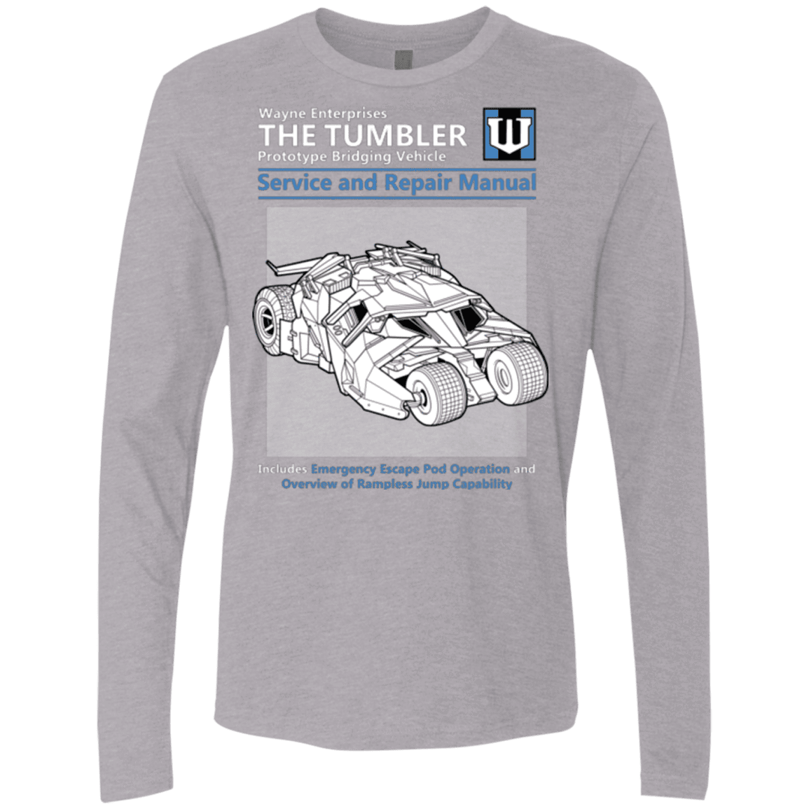 T-Shirts Heather Grey / Small TUMBLER SERVICE AND REPAIR MANUAL Men's Premium Long Sleeve