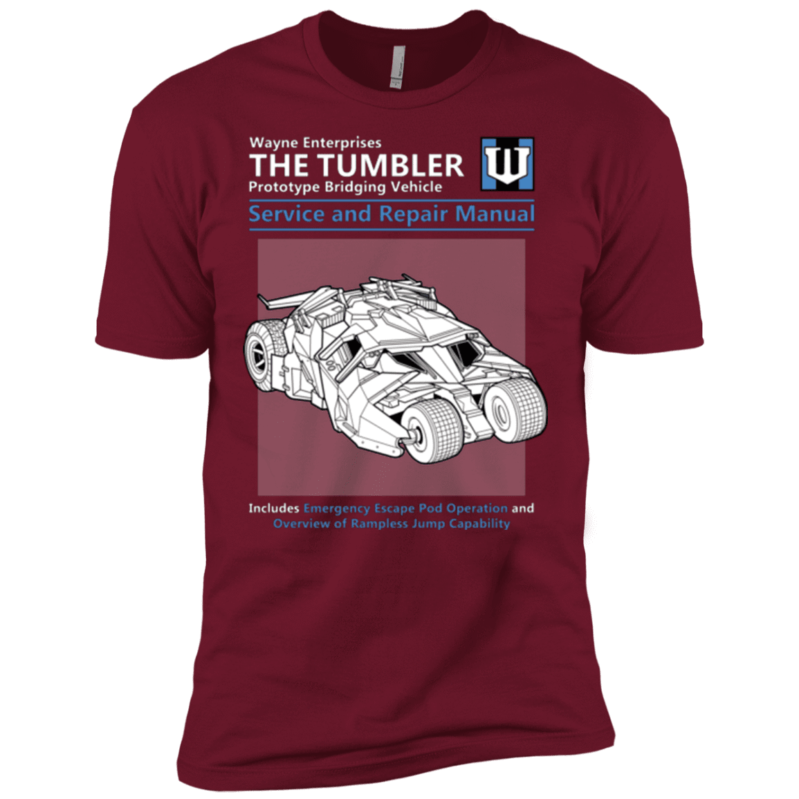 T-Shirts Cardinal / X-Small TUMBLER SERVICE AND REPAIR MANUAL Men's Premium T-Shirt