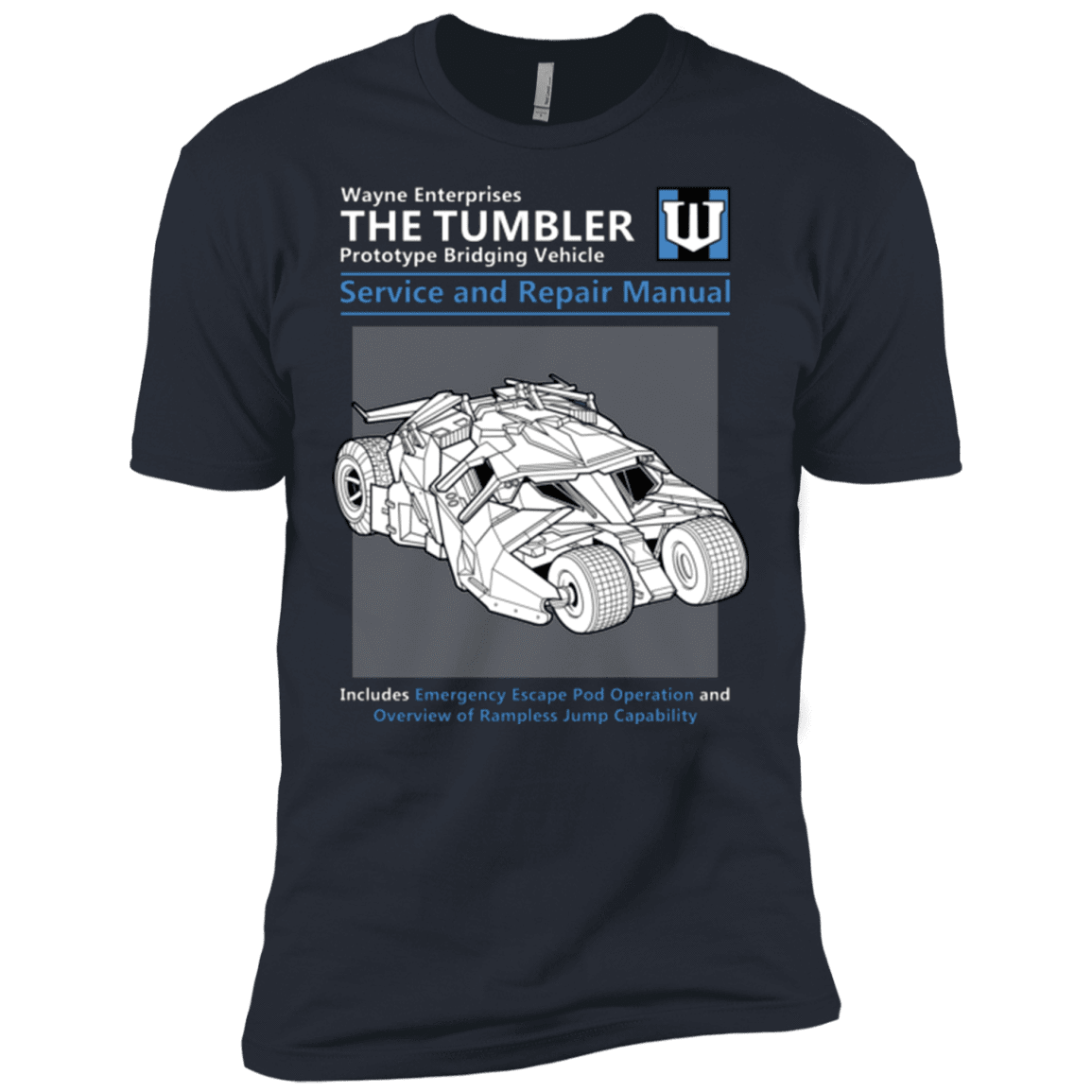 T-Shirts Indigo / X-Small TUMBLER SERVICE AND REPAIR MANUAL Men's Premium T-Shirt