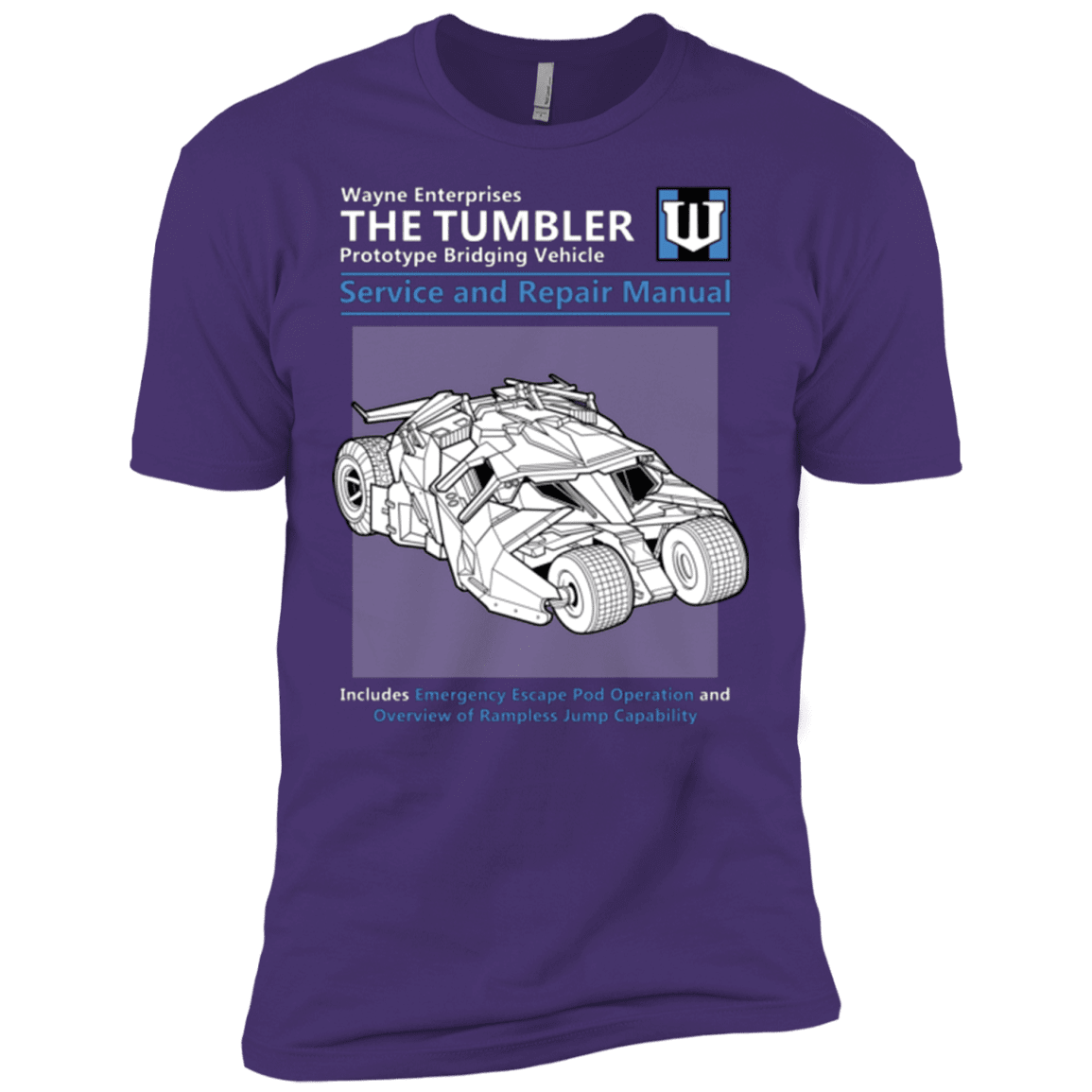 T-Shirts Purple / X-Small TUMBLER SERVICE AND REPAIR MANUAL Men's Premium T-Shirt