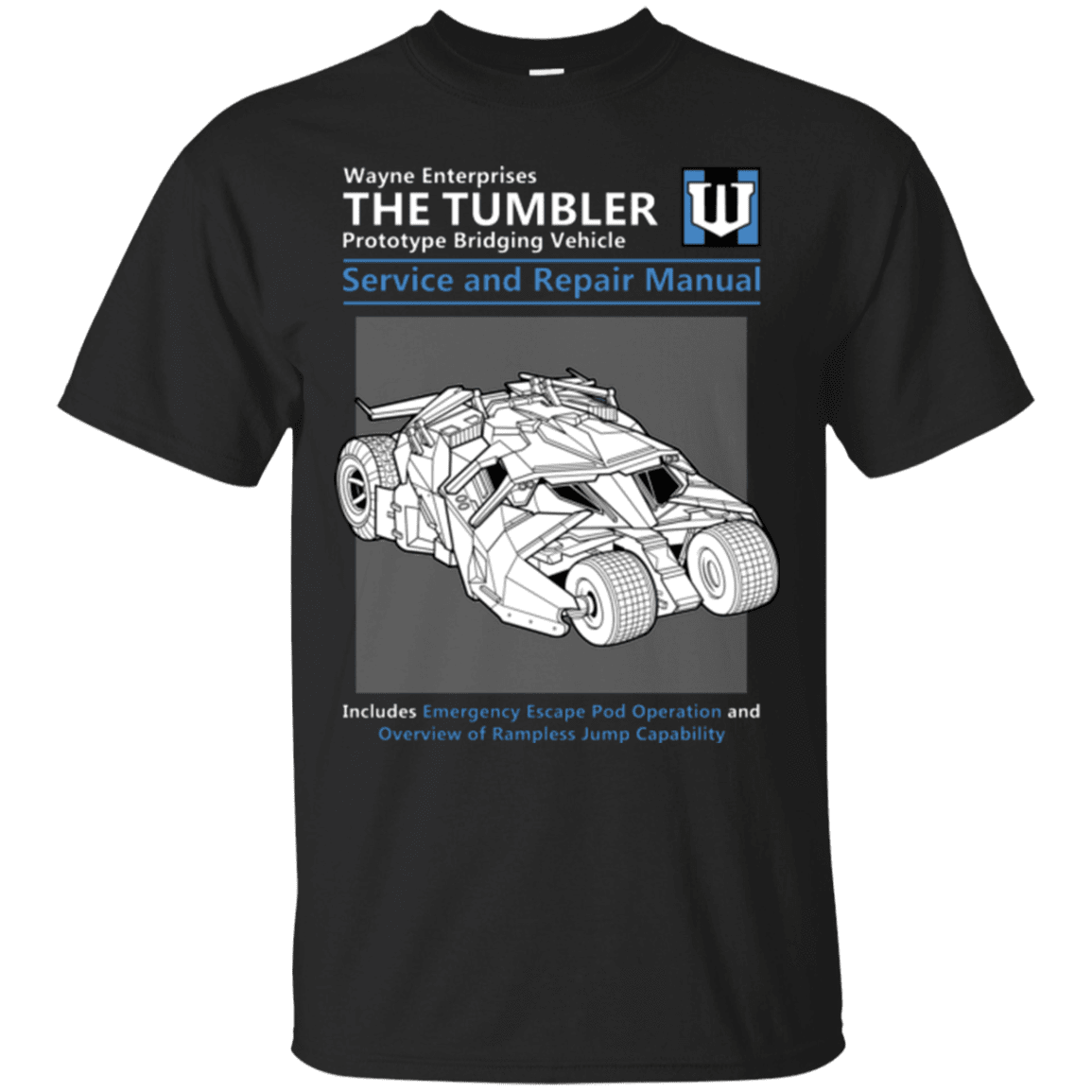 T-Shirts Black / Small TUMBLER SERVICE AND REPAIR MANUAL T-Shirt