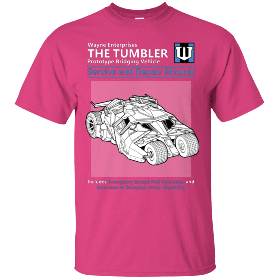 T-Shirts Heliconia / Small TUMBLER SERVICE AND REPAIR MANUAL T-Shirt