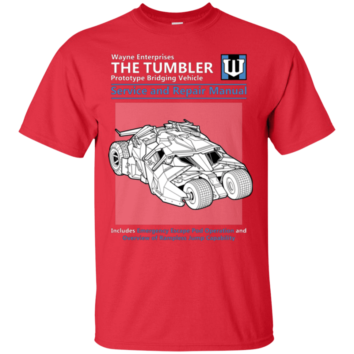T-Shirts Red / Small TUMBLER SERVICE AND REPAIR MANUAL T-Shirt
