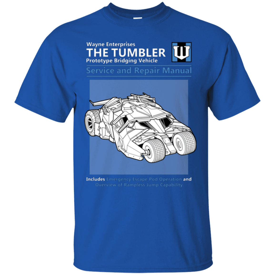 T-Shirts Royal / Small TUMBLER SERVICE AND REPAIR MANUAL T-Shirt