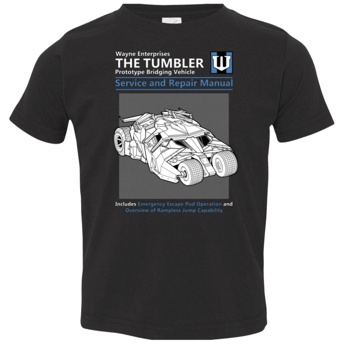 T-Shirts Black / 2T TUMBLER SERVICE AND REPAIR MANUAL Toddler Premium T-Shirt