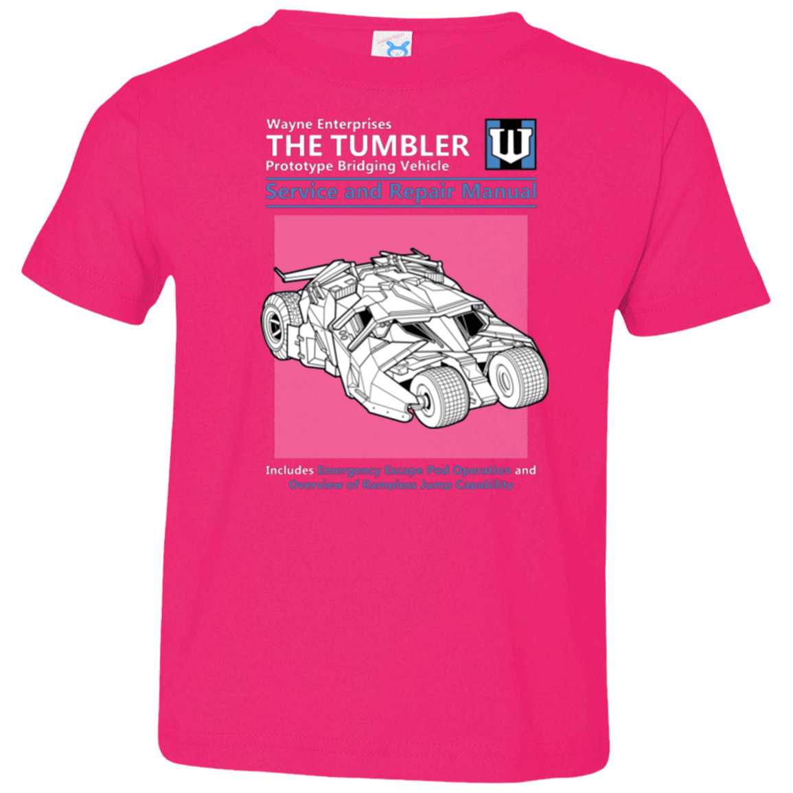 T-Shirts Hot Pink / 2T TUMBLER SERVICE AND REPAIR MANUAL Toddler Premium T-Shirt